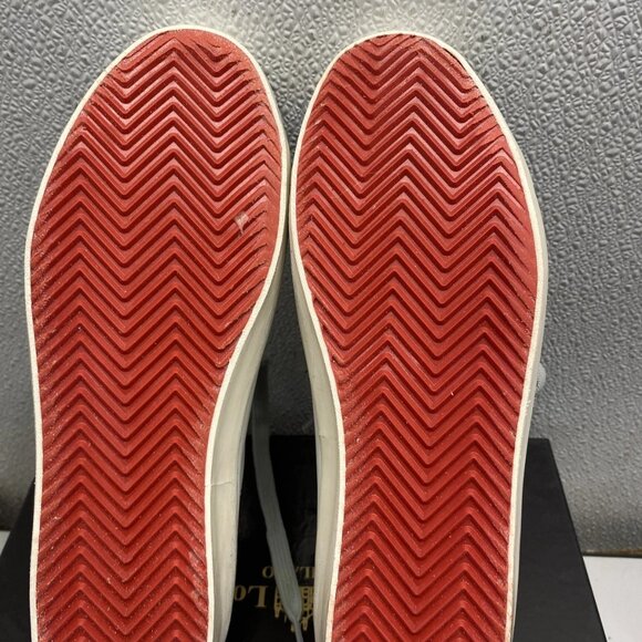 NEW MICHELE LOPRIORE Gemma Terry Sneakers – 9 – White Terrycloth Low-Tops - Picture 3 of 3